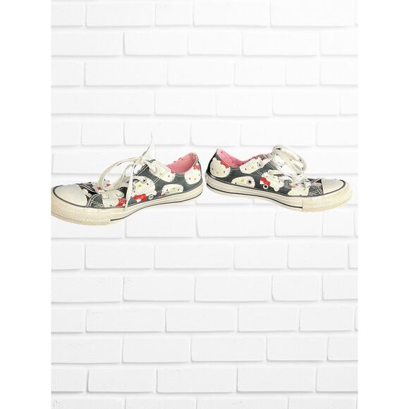 Converse Chuck Taylor All Star OX x Hello Kitty Black 2018 Women's 6 - Picture 5 of 14